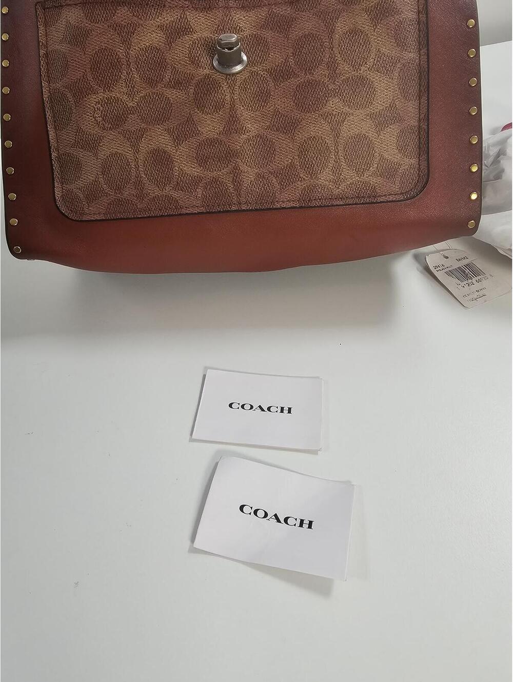 Coach Parker Signature Floral Turnlock Shoulder Bag NWT - Picture 11 of 15